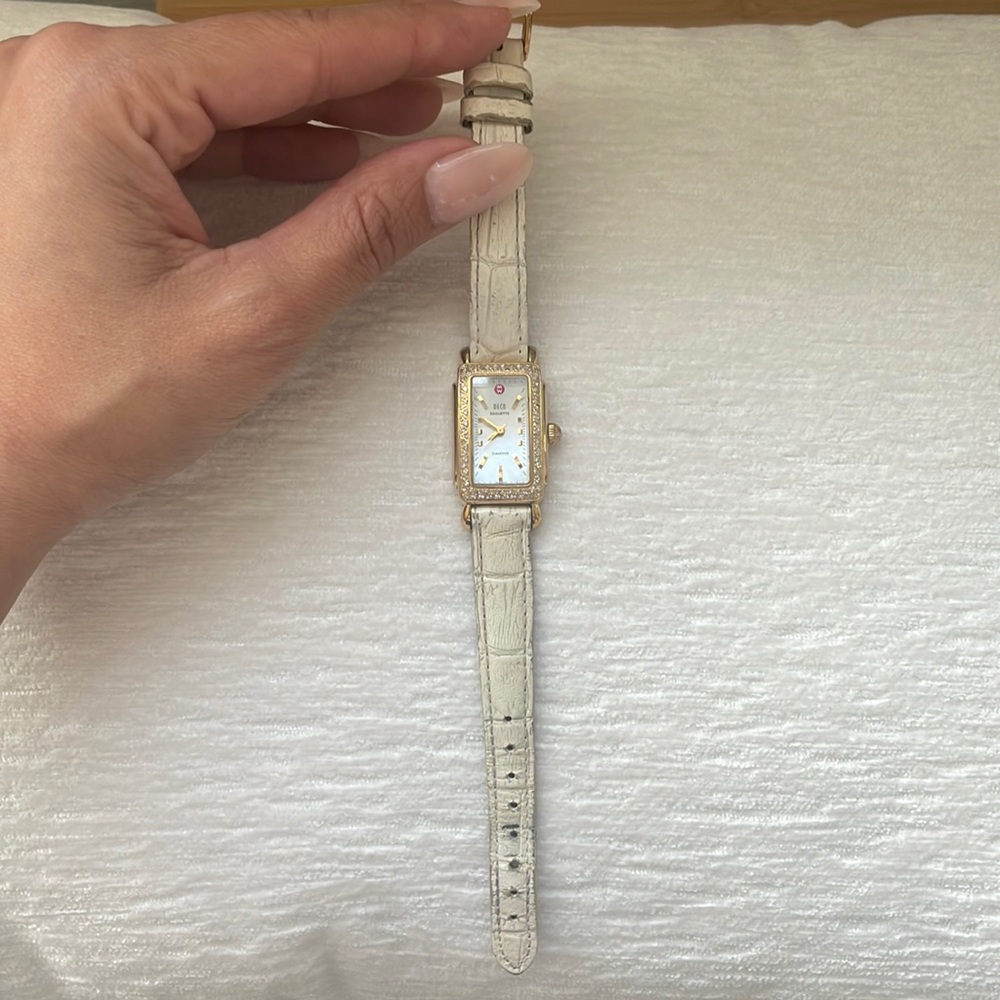 Michele Deco Baguette Watch